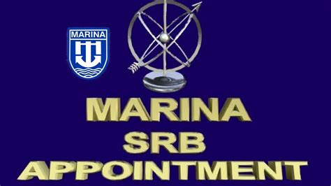 marina sid/srb appointment